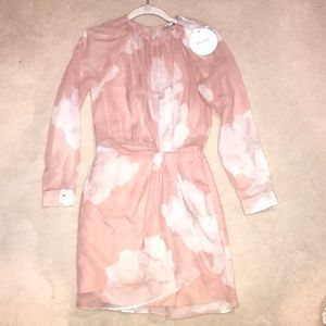 Women’s Pink Floral Print Dress